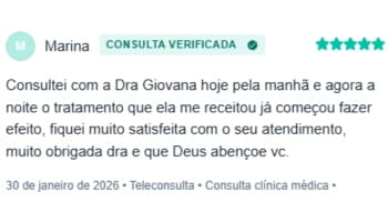 Avaliação de paciente 3